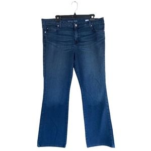 Michael Kors Jeans Women's Size 14 Mid Rise Skinny Dark wash Blue Denim